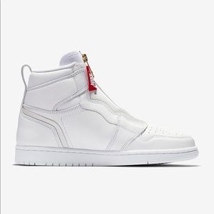 Nike Air Jordan 1 High Zip White Womens